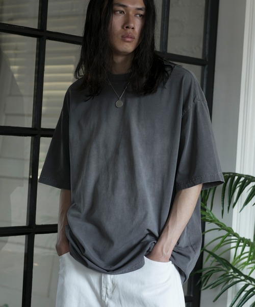 aimoha（アイモハ）の「【aimoha neo】OMBRE FADE COTTON TEE (SS)（Tシャツ/カットソー・メンズ・ブラック/ダークグレー/パープル・MEDIUM/LARGE/X-LARGE/XX-LARGE）」の19枚目の写真