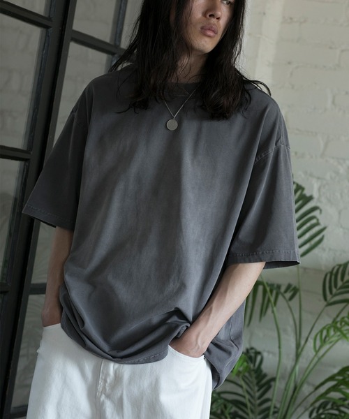 aimoha（アイモハ）の「【aimoha neo】OMBRE FADE COTTON TEE (SS)（Tシャツ/カットソー・メンズ・ブラック/ダークグレー/パープル・MEDIUM/LARGE/X-LARGE/XX-LARGE）」の20枚目の写真