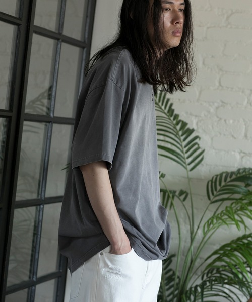 aimoha（アイモハ）の「【aimoha neo】OMBRE FADE COTTON TEE (SS)（Tシャツ/カットソー・メンズ・ブラック/ダークグレー/パープル・MEDIUM/LARGE/X-LARGE/XX-LARGE）」の21枚目の写真