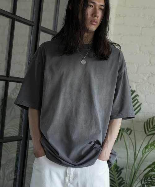 aimoha（アイモハ）の「【aimoha neo】OMBRE FADE COTTON TEE (SS)（Tシャツ/カットソー・メンズ・ブラック/ダークグレー/パープル・MEDIUM/LARGE/X-LARGE/XX-LARGE）」の22枚目の写真
