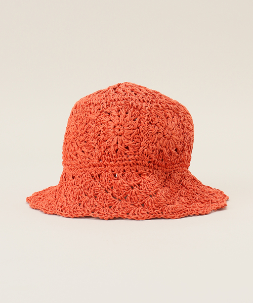 Wyeth Camille Bucket Hat in Terracotta Wyeth Camille Bucket Hat in Terracotta main image 2