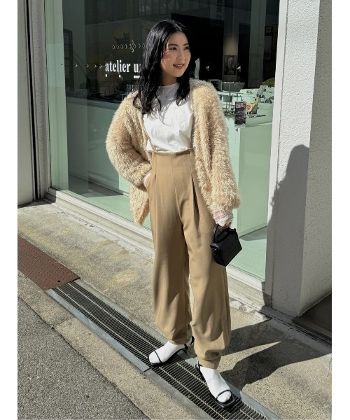 titivate(ティティベイト)の「サス付ジョガーパンツ(その他パンツ・レディース・グレイッシュベージュ/グレー/ブラック・S/M/XS)」の17枚目の写真
