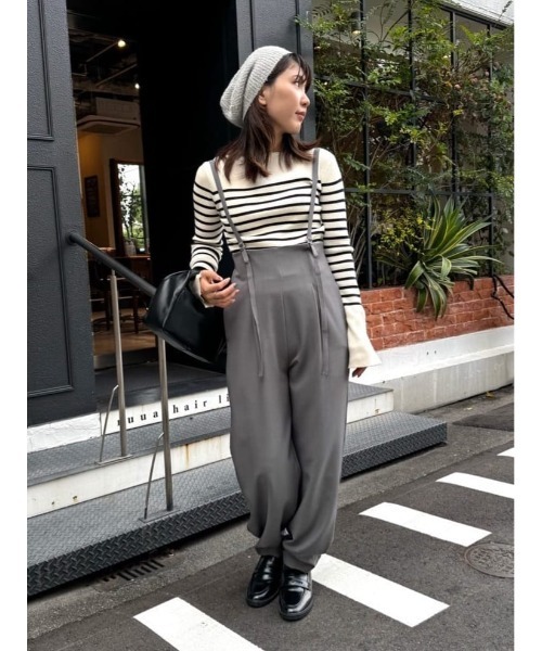 titivate(ティティベイト)の「サス付ジョガーパンツ(その他パンツ・レディース・グレイッシュベージュ/グレー/ブラック・S/M/XS)」の19枚目の写真