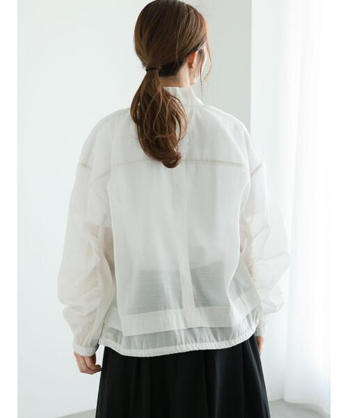 Te chichi(テチチ)の「シアージップアップブルゾン(ブルゾン・レディース・オフホワイト/ブラック・F)」の9枚目の写真