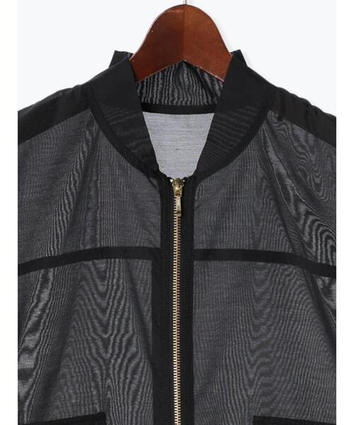 Te chichi(テチチ)の「シアージップアップブルゾン(ブルゾン・レディース・オフホワイト/ブラック・F)」の18枚目の写真