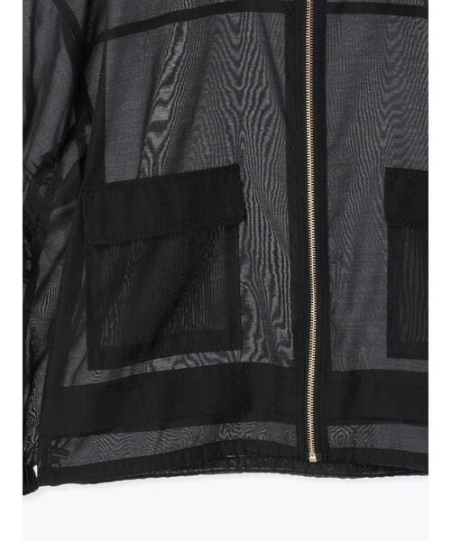 Te chichi(テチチ)の「シアージップアップブルゾン(ブルゾン・レディース・オフホワイト/ブラック・F)」の20枚目の写真