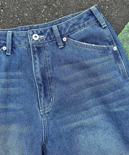 Perushu（ペルーシュ）の「立体刺繍ペインターデニム（デニムパンツ・メンズ・ダークブラウン/インディゴブルー/ブラック・SMALL/MEDIUM/LARGE）」の5枚目の写真