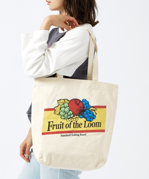 FRUIT OF THE LOOM（フルーツオブザルーム）の「【FRUIT OF THE LOOM】キャンバス トートバッグ / A4可 / ユニセックス / ヴィンテージ調（トートバッグ・レディース・その他1/その他2/その他3/その他4・フリー）」の3枚目の写真
