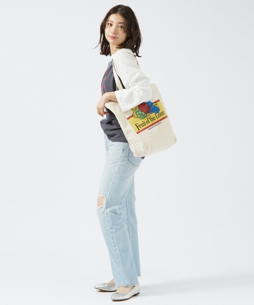 FRUIT OF THE LOOM（フルーツオブザルーム）の「【FRUIT OF THE LOOM】キャンバス トートバッグ / A4可 / ユニセックス / ヴィンテージ調（トートバッグ・レディース・その他1/その他2/その他3/その他4・フリー）」の11枚目の写真