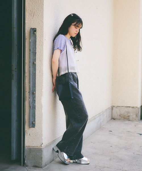 GLOBAL WORK(グローバルワーク)の「チビT*シアーキャミSET/AND YUA ANY/122445(Tシャツ/カットソー・キッズ・ブルー/アイボリー・150cm/160cm)」の9枚目の写真