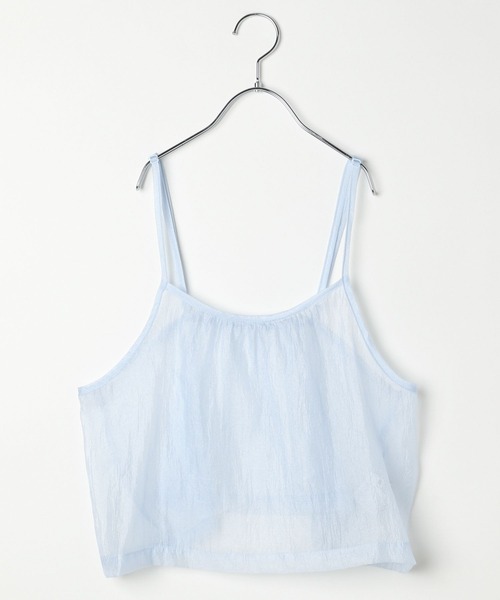 GLOBAL WORK(グローバルワーク)の「チビT*シアーキャミSET/AND YUA ANY/122445(Tシャツ/カットソー・キッズ・ブルー/アイボリー・150cm/160cm)」の14枚目の写真