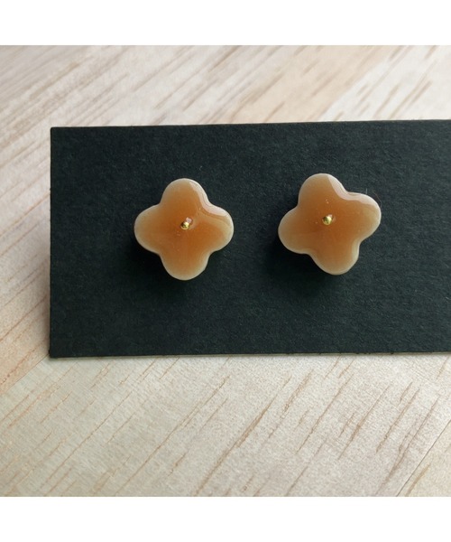 VIBGYOR(ヴィブジョー)の「【BLACKA】タイルピアス(MA)(ピアス(両耳用)・レディース・ブラウン/クリーム/キャメル/イエロー系その他/アクア/カーキ/スカイブルー/ブルー系その他/グリーン系その他/その他2/グレー系その他・FREE)」の9枚目の写真