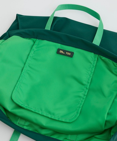 TOGA（トーガ）の「【TOGA TOO/トーガトゥ】Square tip tote bag/トートバッグ（トートバッグ・レディース・ブラック/カーキ・FREE）」の9枚目の写真