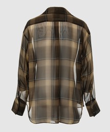 【新品】SUGARHILL オープンカラーブラウス　サイズ2 ブラウン 新品】SUGARHILL オープンカラーブラウス サイズ2 ブラウン GU公式