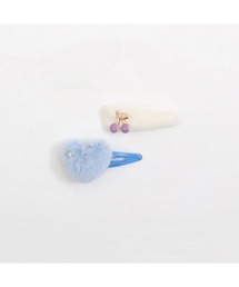 KP DECO（ケーピーデコ）の「チャーム付きヘアピン(パッチンどめ)2個セット（ヘアピン・キッズ）」