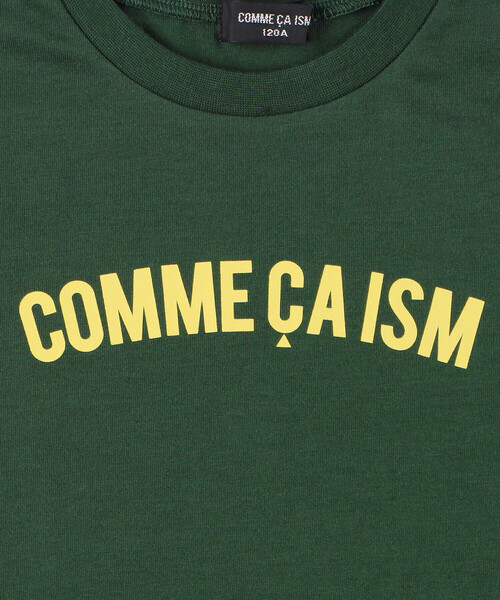 COMME CA ISM（コムサイズム）の「半袖ロゴTシャツ（Tシャツ/カットソー・キッズ・グリーン/ピンク/ホワイト系/オートミール・150cm/120cm/140cm/130cm/100cm/110cm）」の6枚目の写真