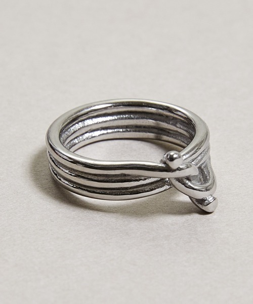 Zoule(ゾーラ)の「Zoule ゾーラ:stainless R-51 ステンレス リング(リング・レディース・シルバー/ゴールド・FREE)」の4枚目の写真