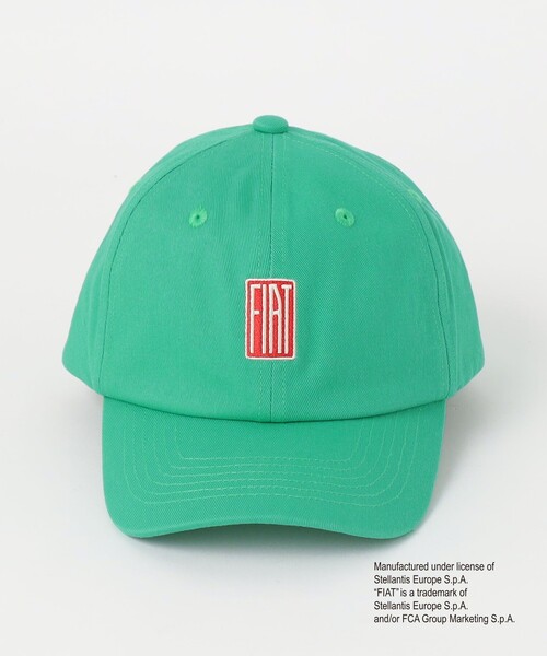 green label relaxing(グリーンレーベルリラクシング)の「【別注】<URBAMENT>FIAT キャップ / 帽子 / キッズ(キャップ・キッズ・ブラック/ピンク/ケリー・FREE(52-55cm))」の4枚目の写真