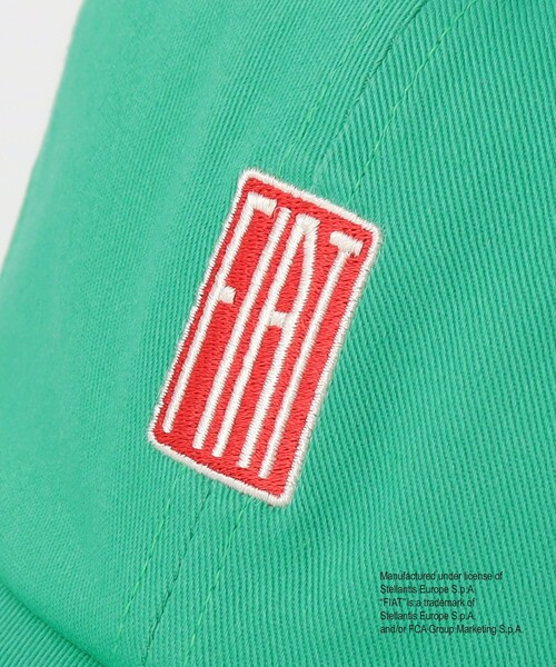 green label relaxing(グリーンレーベルリラクシング)の「【別注】<URBAMENT>FIAT キャップ / 帽子 / キッズ(キャップ・キッズ・ブラック/ピンク/ケリー・FREE(52-55cm))」の9枚目の写真