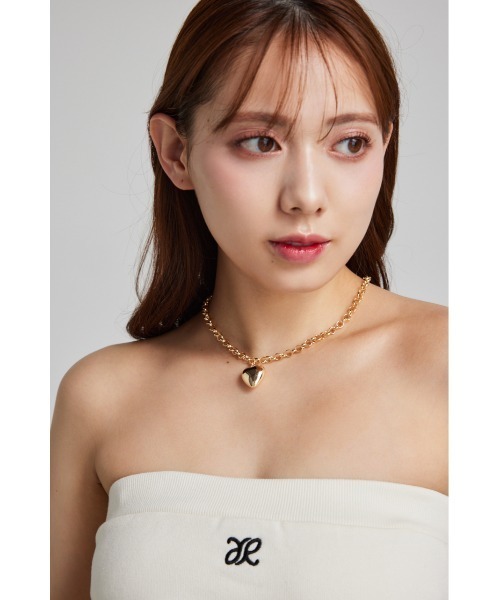 rienda(リエンダ)の「2WAYチェーンハートネックレス(ネックレス・レディース・ゴールド・FREE)」の2枚目の写真