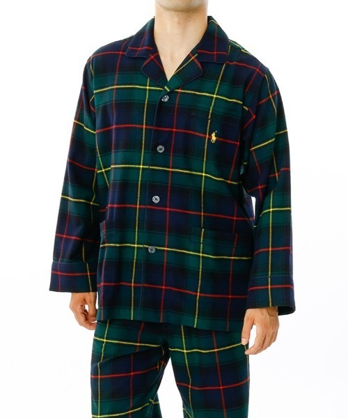 Ralph Lauren チェック柄 パジャマ L POLO RALPH LAUREN】タータンチェック ポロ パジャマ（ルーム
