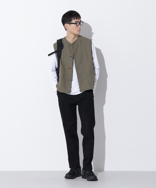 Apo(s)ture(アポスチャー)の「KYLE-001/デニムスリムパンツ(デニムパンツ・メンズ・ネイビー/ブラック・XS/S/M/XL/L)」の4枚目の写真