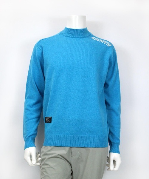archivio(アルチビオ)の「<MENS>カシミヤ100%肩ロゴニット【2024年秋冬】(ニット/セーター・メンズ・レッド/ネイビー/ブルー/グリーン・M/L)」の4枚目の写真