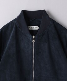 【Navy Blue】EMMETI　スエードブルゾン バーシティジャケット EMMETI エンメティ / JACK Gジャン型 ブルゾン 限定スペシャル