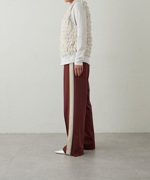 earthy(アーシー)の「トラックパンツ(その他パンツ・レディース・ボルドー/ブラック・MEDIUM/SMALL)」の17枚目の写真