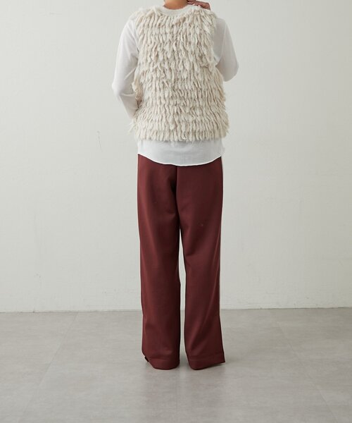 earthy(アーシー)の「トラックパンツ(その他パンツ・レディース・ボルドー/ブラック・MEDIUM/SMALL)」の19枚目の写真
