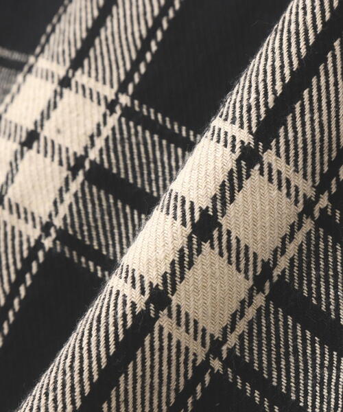 DANKE SCHON（ダンケシェーン）の「【WEB&DEPOT限定】DankeSchon/ダンケシェーン/COTTON FLANNEL CHECK　SHIRTS（シャツ/ブラウス・レディース・ホワイト/ブラウン/レッド/モスグリーン/ブラック・L/M）」の10枚目の写真