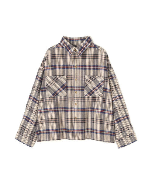 DANKE SCHON（ダンケシェーン）の「【WEB&DEPOT限定】DankeSchon/ダンケシェーン/COTTON FLANNEL CHECK　SHIRTS（シャツ/ブラウス・レディース・ホワイト/ブラウン/レッド/モスグリーン/ブラック・L/M）」の11枚目の写真
