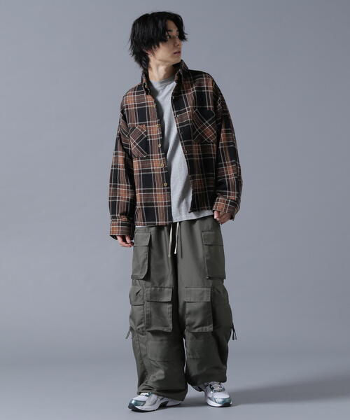 DANKE SCHON（ダンケシェーン）の「【WEB&DEPOT限定】DankeSchon/ダンケシェーン/COTTON FLANNEL CHECK　SHIRTS（シャツ/ブラウス・レディース・ホワイト/ブラウン/レッド/モスグリーン/ブラック・L/M）」の16枚目の写真
