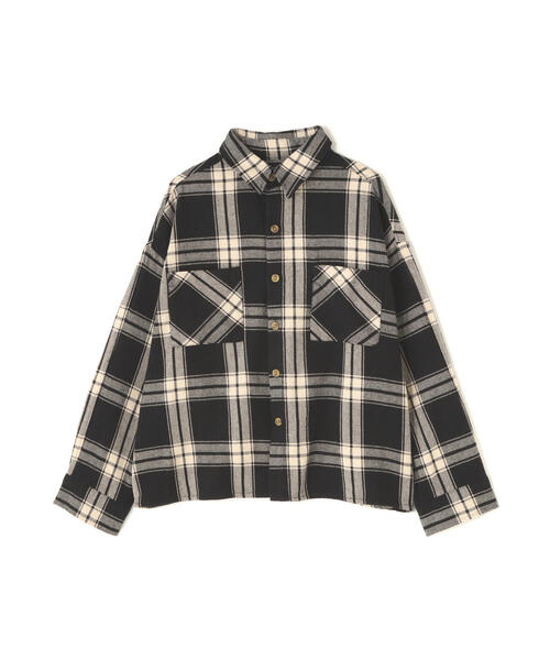 DANKE SCHON（ダンケシェーン）の「【WEB&DEPOT限定】DankeSchon/ダンケシェーン/COTTON FLANNEL CHECK　SHIRTS（シャツ/ブラウス・レディース・ホワイト/ブラウン/レッド/モスグリーン/ブラック・L/M）」の3枚目の写真