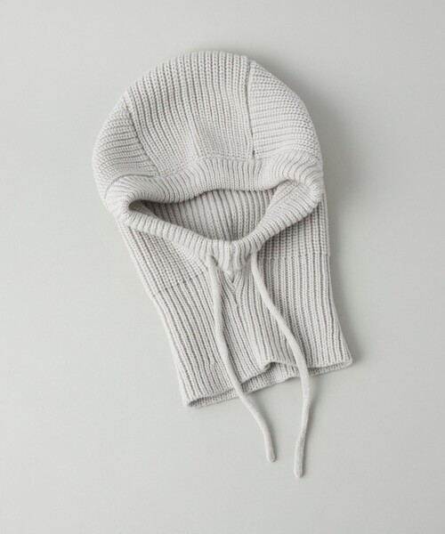 CITEN(シテン)の「<CITEN>ニットフードバラクラバ(ニットキャップ/ビーニー・レディース・ライトブルー/ダークグレー/オレンジ/ライトグレー・FREE)」の17枚目の写真