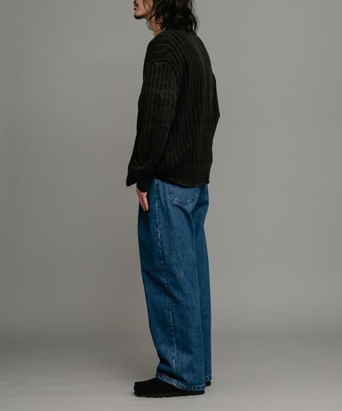 URBAN RESEARCH Sonny Label（アーバンリサーチサニーレーベル）の「コンチョボタンニットカーディガン（カーディガン/ボレロ・メンズ・ピンク/スミクロ/ブルー・MEDIUM/LARGE）」の7枚目の写真