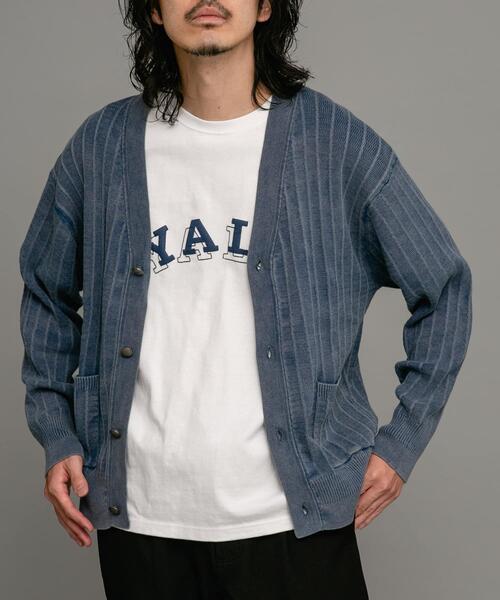 URBAN RESEARCH Sonny Label（アーバンリサーチサニーレーベル）の「コンチョボタンニットカーディガン（カーディガン/ボレロ・メンズ・ピンク/スミクロ/ブルー・MEDIUM/LARGE）」の22枚目の写真