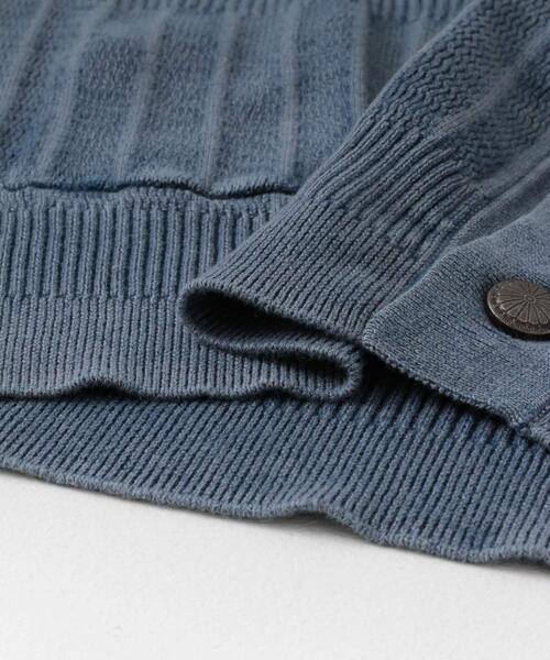 URBAN RESEARCH Sonny Label（アーバンリサーチサニーレーベル）の「コンチョボタンニットカーディガン（カーディガン/ボレロ・メンズ・ピンク/スミクロ/ブルー・MEDIUM/LARGE）」の9枚目の写真