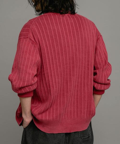 URBAN RESEARCH Sonny Label（アーバンリサーチサニーレーベル）の「コンチョボタンニットカーディガン（カーディガン/ボレロ・メンズ・ピンク/スミクロ/ブルー・MEDIUM/LARGE）」の15枚目の写真