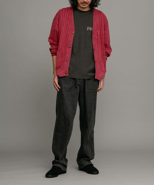 URBAN RESEARCH Sonny Label（アーバンリサーチサニーレーベル）の「コンチョボタンニットカーディガン（カーディガン/ボレロ・メンズ・ピンク/スミクロ/ブルー・MEDIUM/LARGE）」の16枚目の写真