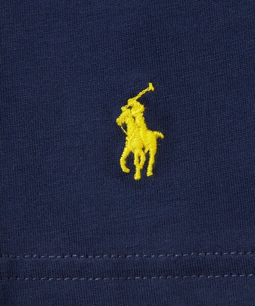POLO RALPH LAUREN SLEEPWEAR(ポロラルフローレンスリープウェア)の「【POLO RALPH LAUREN/ラルフローレン】ロングスリーブクルーネックシャツ 裾ポニー刺繍(Tシャツ/カットソー・メンズ・ライトグレー/ネイビー・L/M/XL)」の5枚目の写真