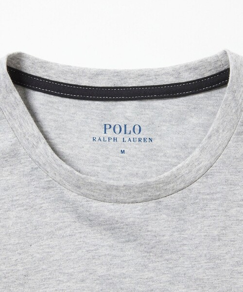 POLO RALPH LAUREN SLEEPWEAR(ポロラルフローレンスリープウェア)の「【POLO RALPH LAUREN/ラルフローレン】ロングスリーブクルーネックシャツ 裾ポニー刺繍(Tシャツ/カットソー・メンズ・ライトグレー/ネイビー・L/M/XL)」の8枚目の写真