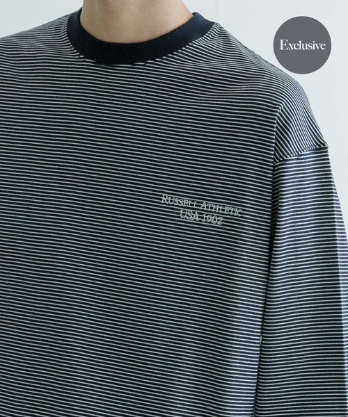 セール】『別注』RUSSELL ATHLETIC×UR LONG-SLEEVE T-SHIRTS（T