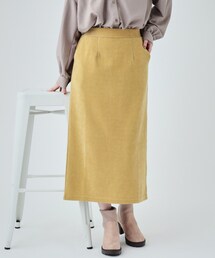 DRESKIP | きれいなIラインで大人っぽく コーデュロイナロースカート(スカート)