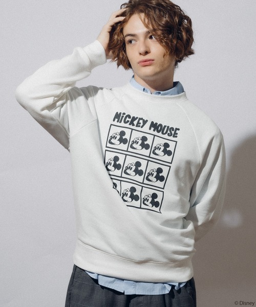 MUHET（ミュエータ）の「【Disney/ディズニー】ミッキーマウス/プリントラグランスウェット２（スウェット・レディース・ブラック/オフホワイト・SMALL/MEDIUM/LARGE）」の20枚目の写真