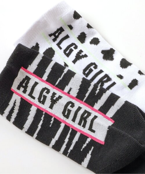 algy(アルジー)の「アニマル総柄クルーソックス(ソックス/靴下・キッズ・オフホワイト/ベージュ/ブラック・21/24)」の8枚目の写真