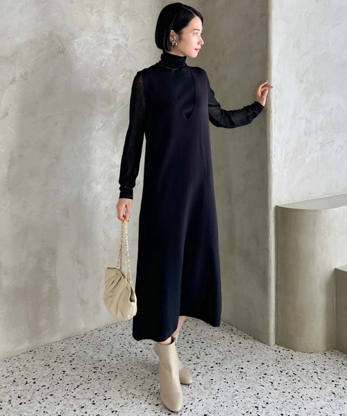 【セール】シアータートルセットワンピース（ワンピース）｜DOUX ARCHIVES（ドゥアルシーヴ）