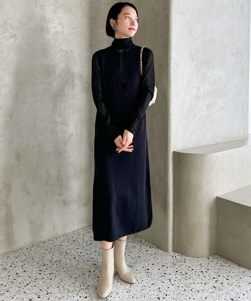 【セール】シアータートルセットワンピース（ワンピース）｜DOUX ARCHIVES（ドゥアルシーヴ）