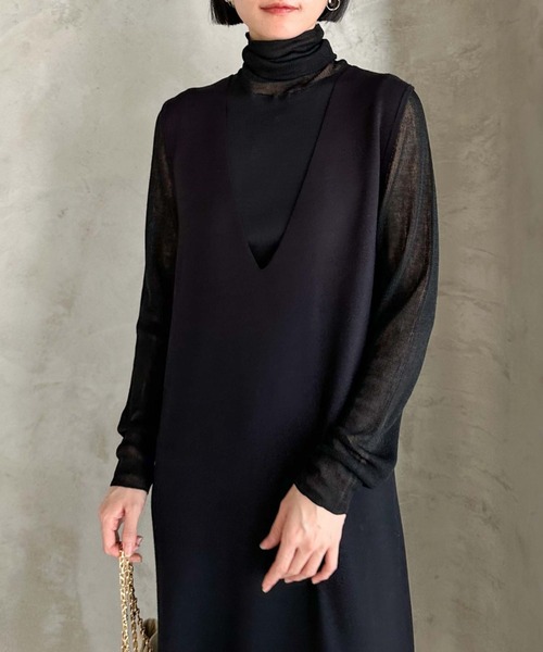 【セール】シアータートルセットワンピース（ワンピース）｜DOUX ARCHIVES（ドゥアルシーヴ）