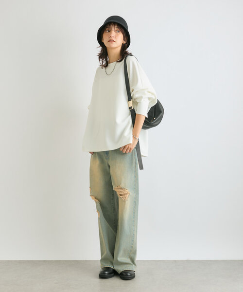 RIVE DROITE（リヴドロワ）の「【シーズンムードを高める】ウールバケットハット（ハット・レディース・グレー/ブラック・FREE）」の6枚目の写真